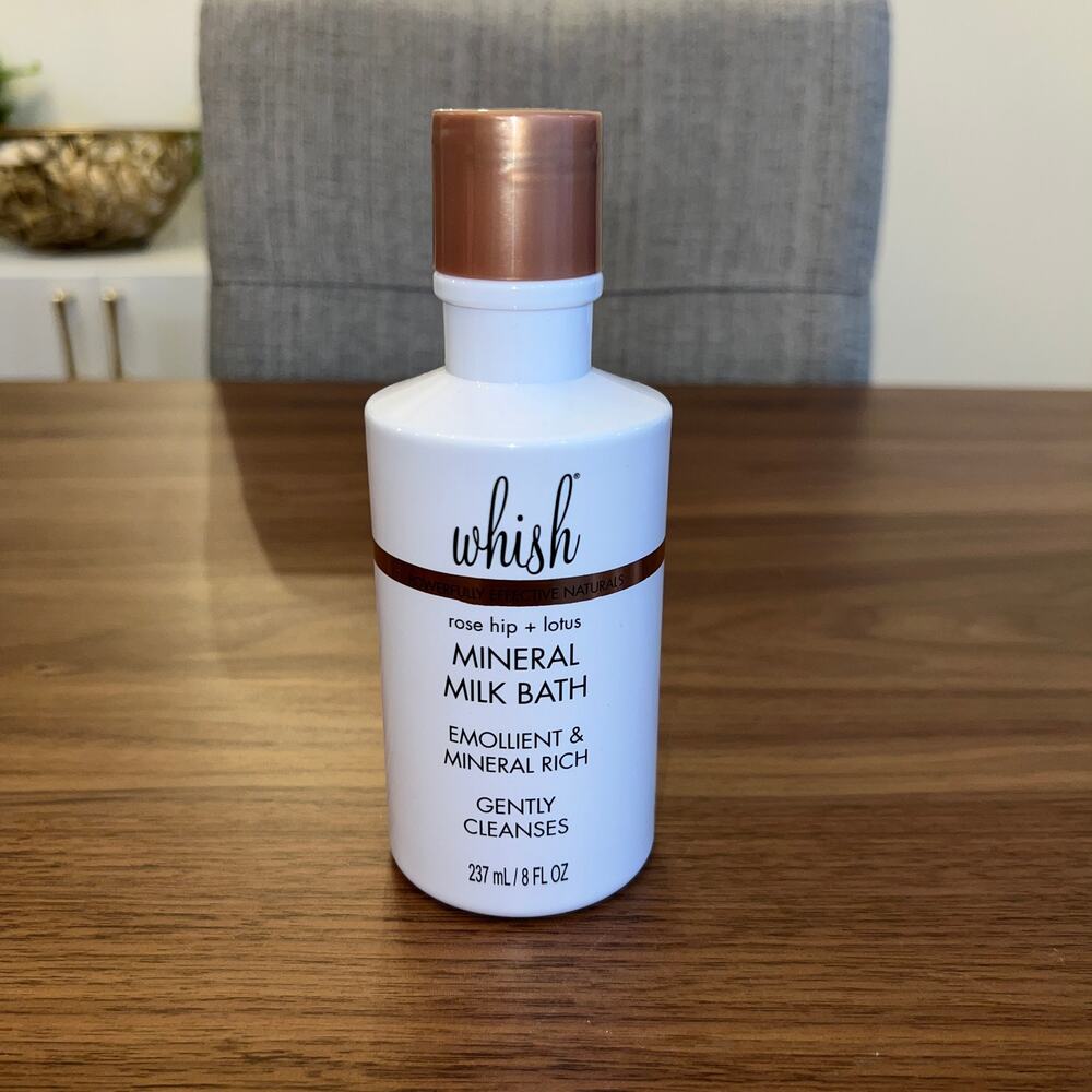New Whish Rose Hip + Lotus Mineral Milk Bath